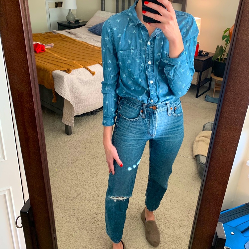 Chambray button down
